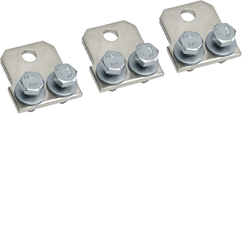 Doppelanschlusslasche LV NH00/185 für 2 Leiter bis 35mm², rostfrei(SET=3 Stück) | Hager