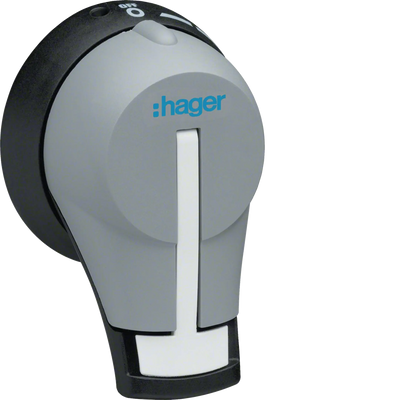 Drehantrieb für Lastumschalter 100-400A, schwarz | Hager