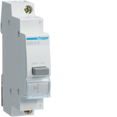 Druckschalter 16A 1 Schließer 230V AC 1PLE | Hager