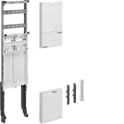 Einbausatz, eHZ, Höhe 1050mm, 1-feldig, für Sammelschienen, | Hager