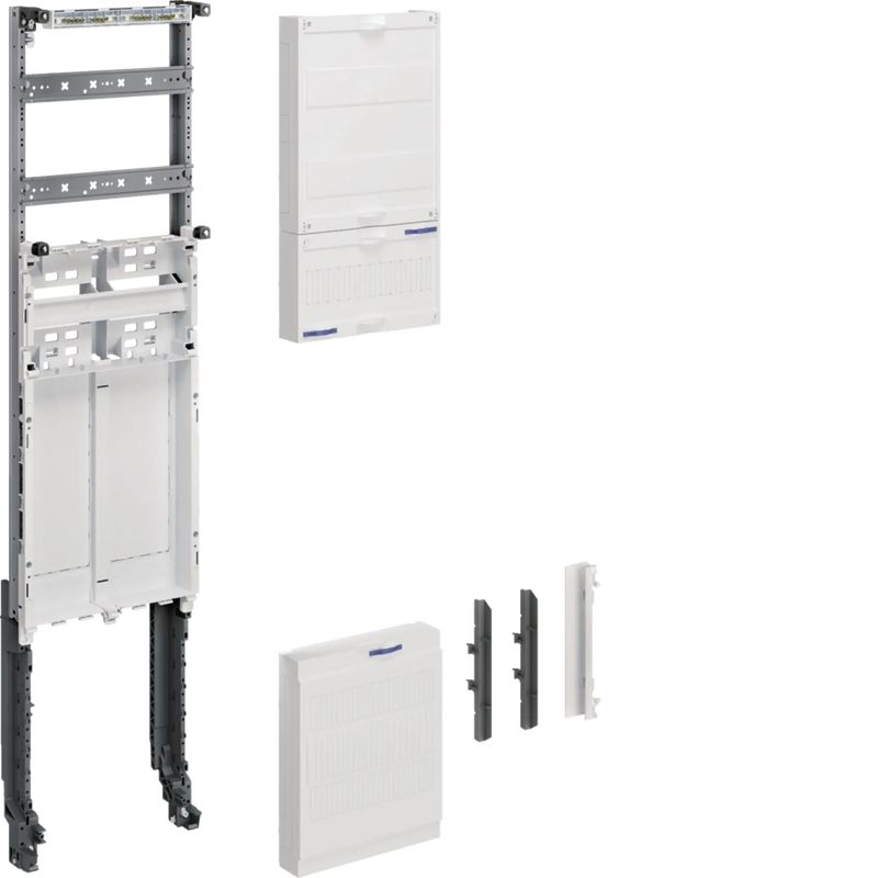 Einbausatz, eHZ, Höhe 1050mm, 1-feldig, für Sammelschienen, | Hager
