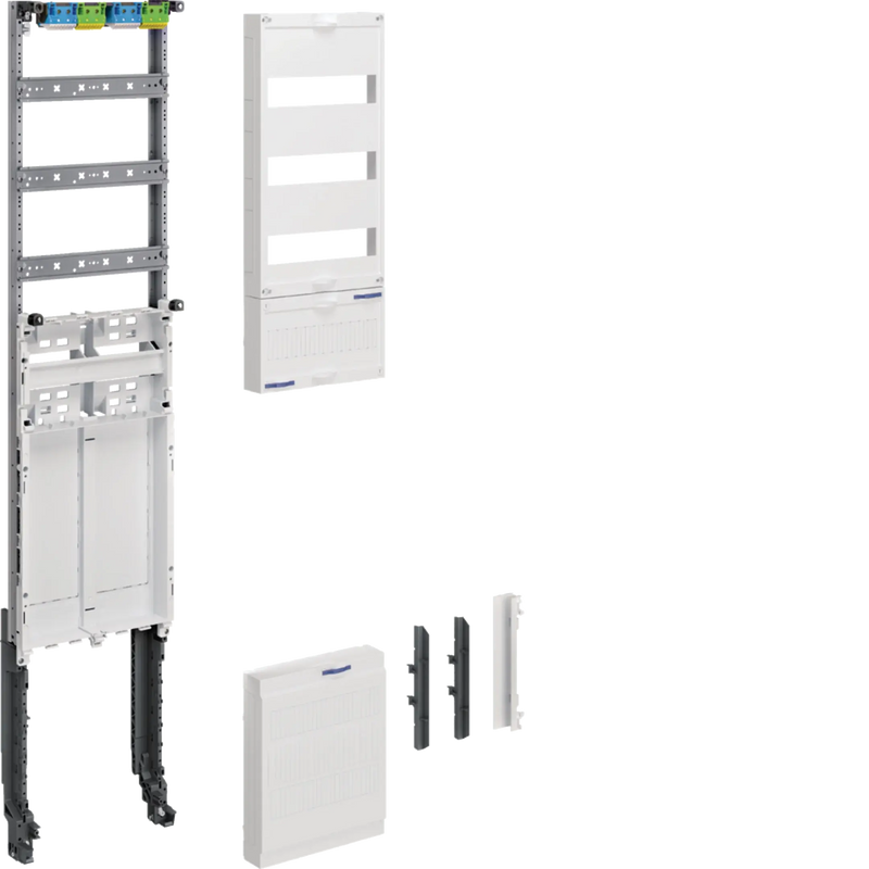 Einbausatz, eHZ, Höhe 1200mm, 1-feldig, für Sammelschienen, | Hager