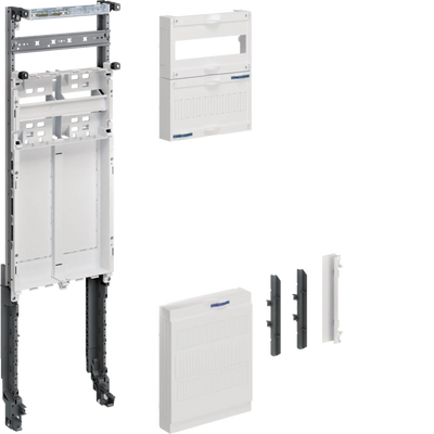 Einbausatz, eHZ, Höhe 900mm, 1-feldig, für Sammelschienen, | Hager