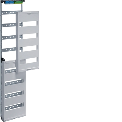 Einbausatz, univ. FW, mit Hutschienen, für Feldvert.UP 8 reihig, 1200x250mm, QC | Hager