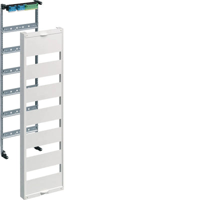 Einbausatz, univ.FW, m. Hutschienen, f. Feldverteiler UP 6reihig, 900x250mm, QC | Hager