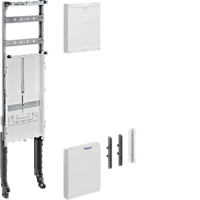 Einbausatz, univers Z, Höhe 1050mm, 1 Zählerplatz, 1-feldig, für Sammelschienen | Hager