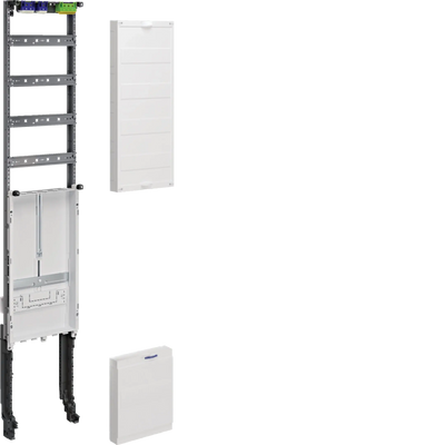 Einbausatz, univers Z, Höhe 1350mm, 1 Zählerplatz, 1-feldig, für Sammelschienen | Hager