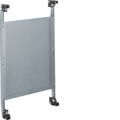 Einbausatz, univers, FW, Media mit Lochblech Montageplatte, 450x250mm | Hager