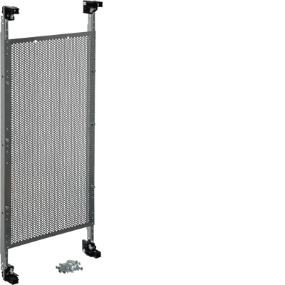 Einbausatz, univers, FW, Media mit Lochblech Montageplatte, 600x250mm | Hager