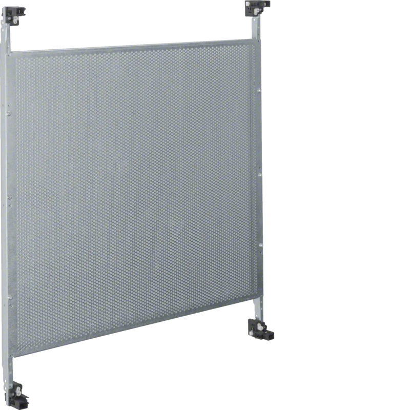Einbausatz, univers, FW, Media mit Lochblech Montageplatte, 600x500mm | Hager