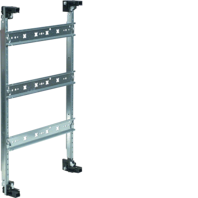 Einbausatz, univers, FW, m. Hutschienen u. Haubentürmen, o. Abdeckung, 450x250mm | Hager