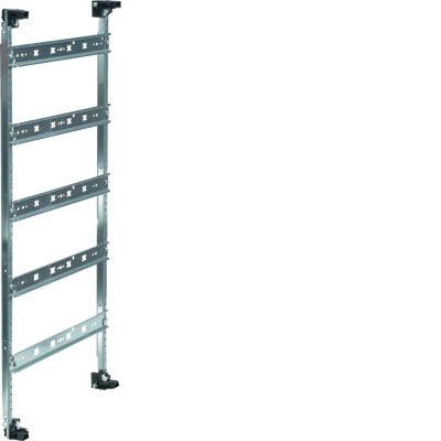 Einbausatz, univers, FW, m. Hutschienen u. Haubentürmen, o. Abdeckung, 750x250mm | Hager