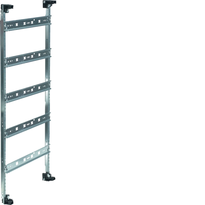 Einbausatz, univers, FW, m. Hutschienen u. Haubentürmen, o. Abdeckung, 750x250mm | Hager