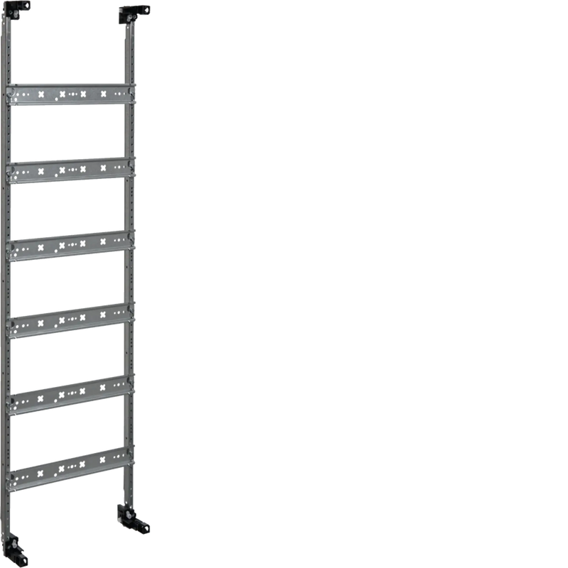 Einbausatz, univers, FW, m. Hutschienen u. Haubentürmen, o. Abdeckung, 900x250mm | Hager