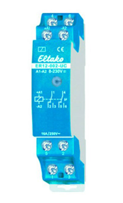 Eltako Schaltrelais ER12-002-UC 8..230V UC 2W 16 Eltako-22002601 - Ismailkar