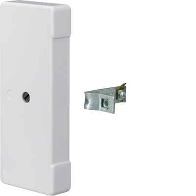 Endstück IP54 schnittkaschierend zu BRA 70x170mm aus Zink-Druckguß in reinweiß | Hager