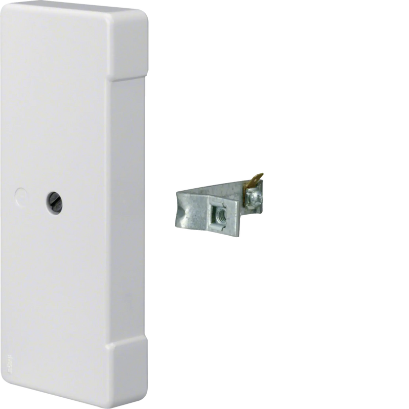 Endstück IP54 schnittkaschierend zu BRA 70x170mm aus Zink-Druckguß in reinweiß | Hager