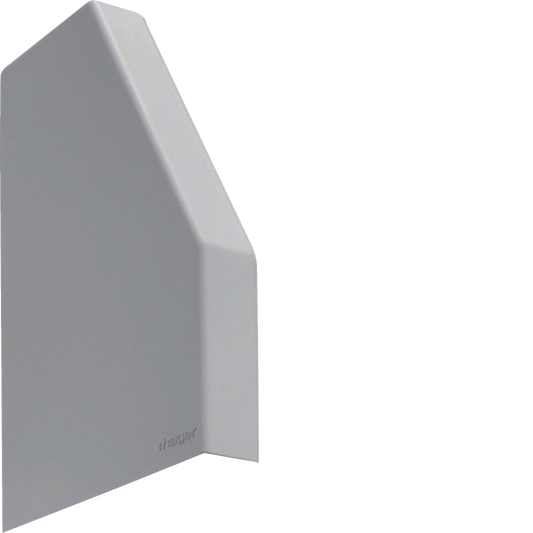 Endstück Paar schnittkaschierend zu Rangierkanal RK 110x80mm steingrau | Hager