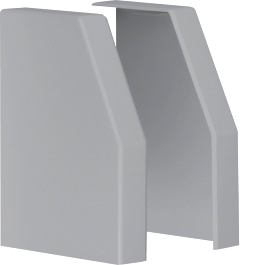 Endstück Paar schnittkaschierend zu Rangierkanal RK 150x110mm steingrau | Hager