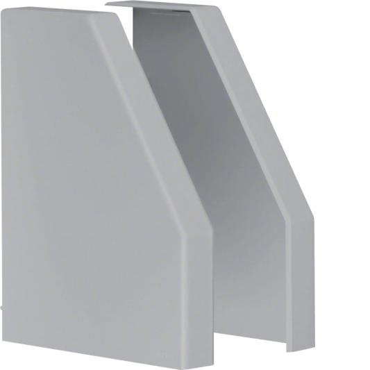 Endstück Paar schnittkaschierend zu Rangierkanal RK 190x150mm steingrau | Hager