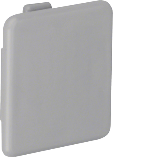 Endstück aus PVC zu Verdrahtungskanal LKG 37x37mm steingrau | Hager