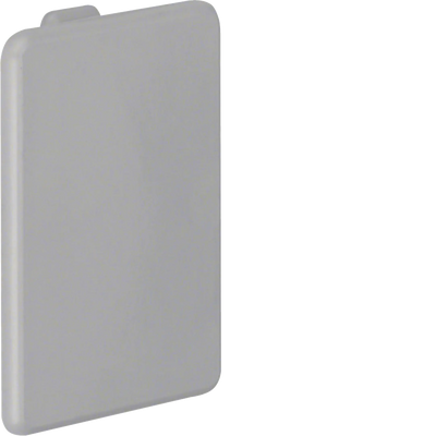 Endstück aus PVC zu Verdrahtungskanal LKG 37x50mm steingrau | Hager