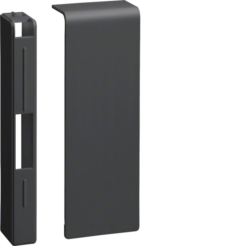 Endstück schnittkaschierend halogenfrei zu SL 20x115mm graphitschwarz | Hager