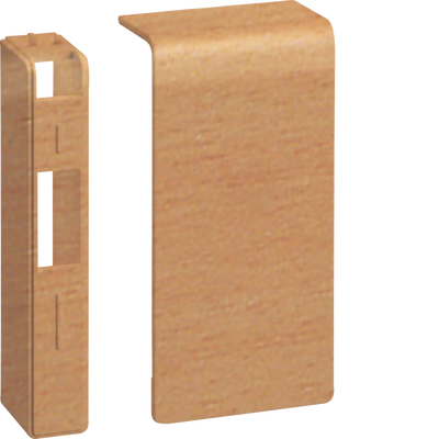 Endstück schnittkaschierend halogenfrei zu SL 20x80mm Dekor Buche | Hager
