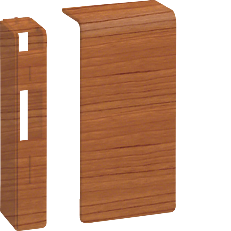 Endstück schnittkaschierend halogenfrei zu SL 20x80mm Dekor Kirsche | Hager
