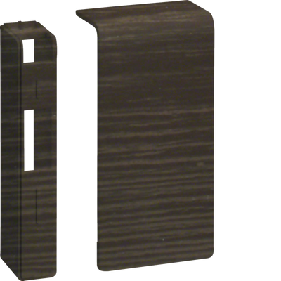 Endstück schnittkaschierend halogenfrei zu SL 20x80mm Dekor Sucupira | Hager