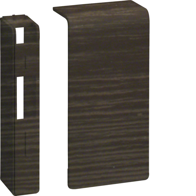 Endstück schnittkaschierend halogenfrei zu SL 20x80mm Dekor Sucupira | Hager