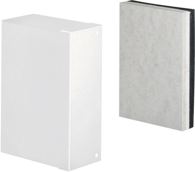 Endstück zu Brandschutzkanal FWK 30 Rauchdichtheit I90 100x160mm reinweiß | Hager