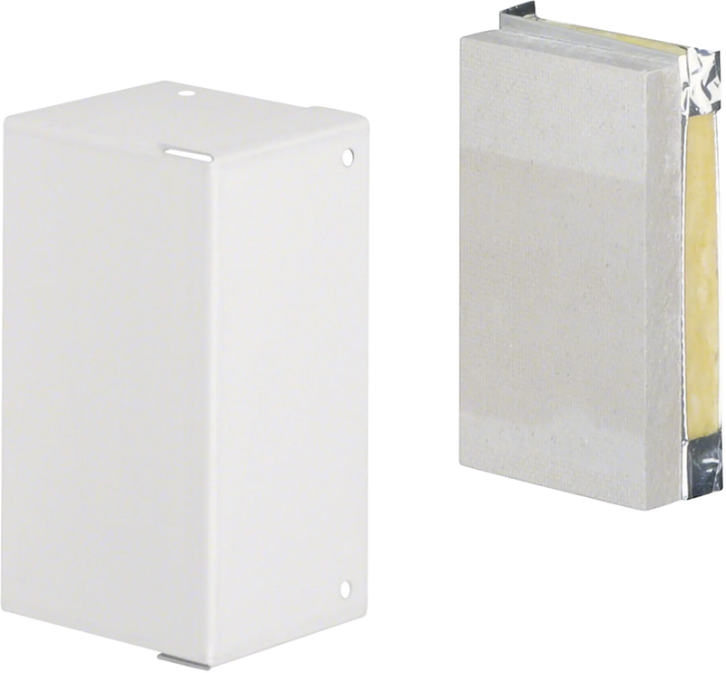Endstück zu Brandschutzkanal FWK 3E Funktionserhalt E30 50x110mm verkehrsweiß | Hager