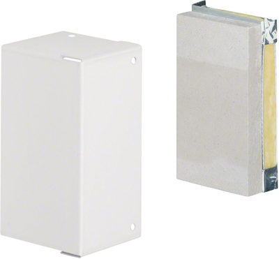 Endstück zu Brandschutzkanal FWK 3E Funktionserhalt E30 50x110mm verzinkt | Hager