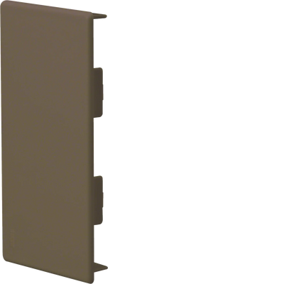 Endstück zu Brüstungskanal BR 70x130mm aus PVC in braun | Hager