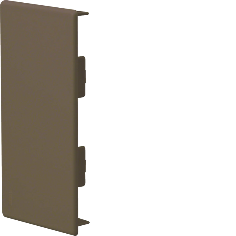 Endstück zu Brüstungskanal BR 70x130mm aus PVC in braun | Hager