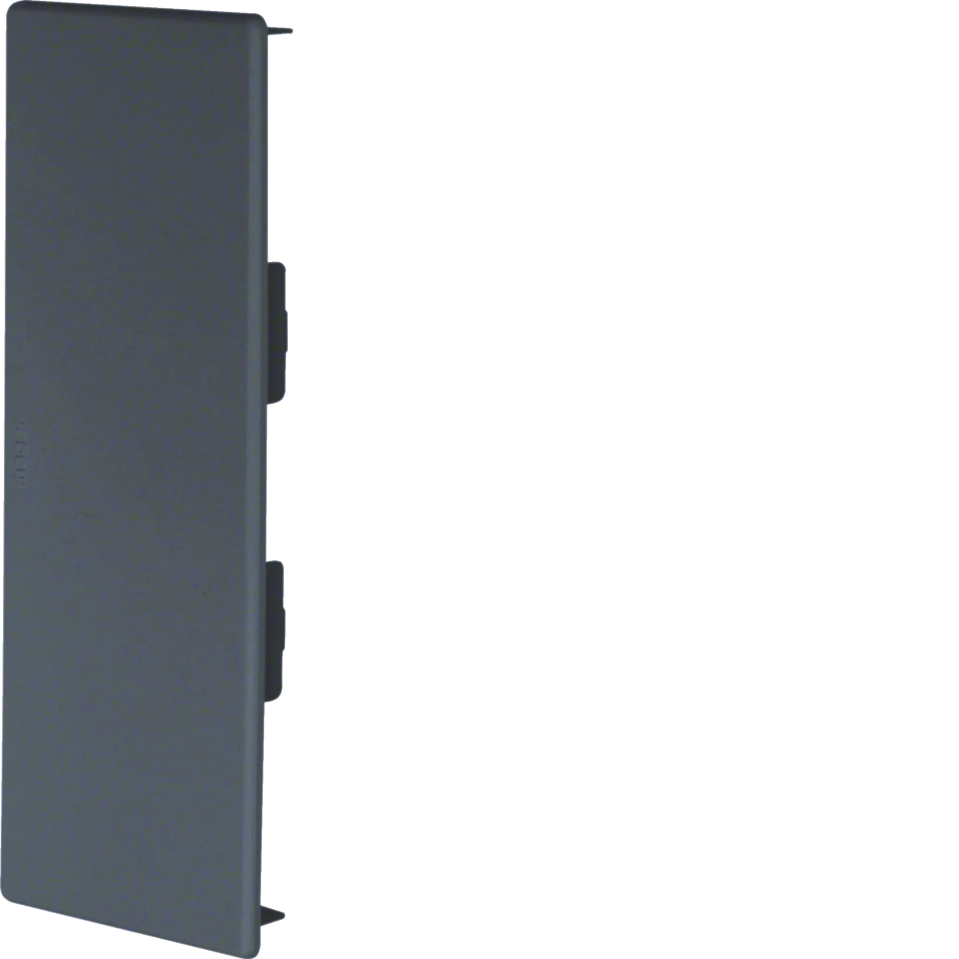 Endstück zu Brüstungskanal BR 70x170mm aus PVC in anthrazit | Hager