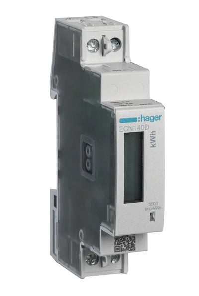 Energiezähler ECN140D 1-phasig 40A direkt, 1 Modul, DIN | Hager