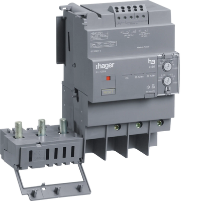FI-Block Baugröße x160 3polig 125A Idn einstellbar | Hager