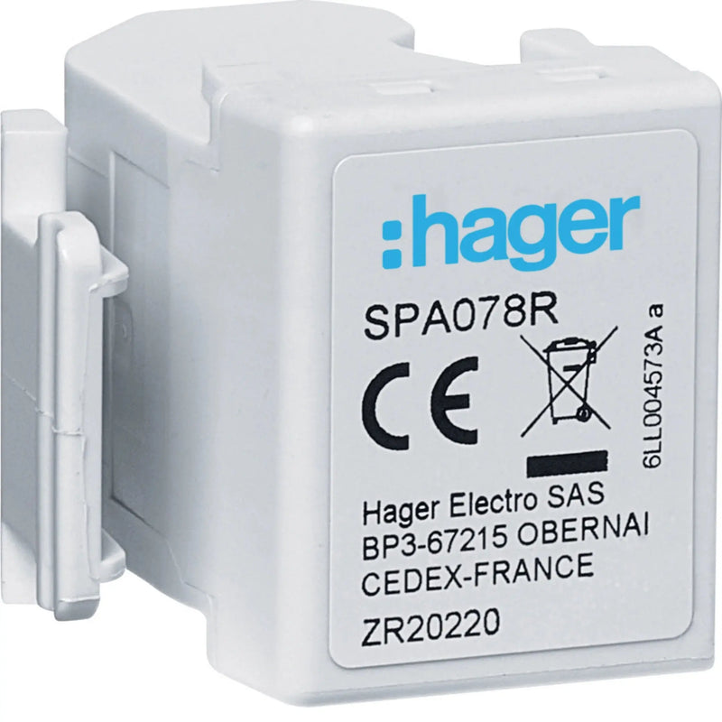 Fernmeldekontakt für Kombiableiter SPA70xZ/SPA80xZ | Hager