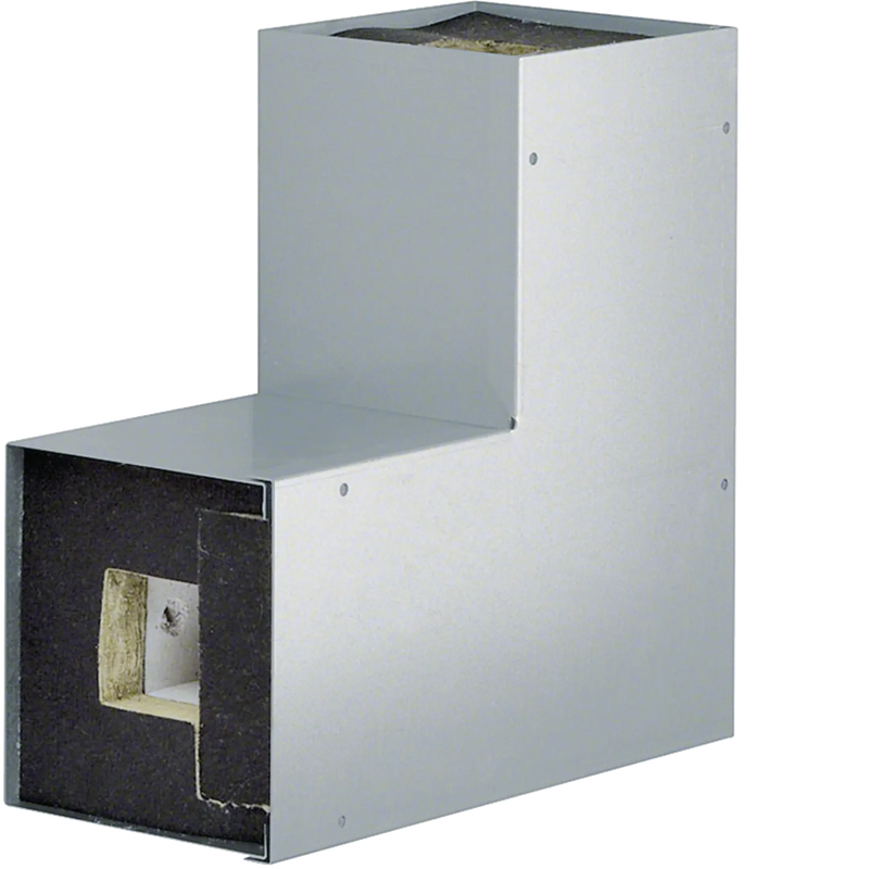 Flachwinkel zu Brandschutzkanal FWK 90 Funktionserhalt E60/E30 50x60mm verzinkt | Hager