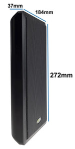Flatpanel-Lautsprecher, 40W, schwarz | Chilitec - Thumbnail 6