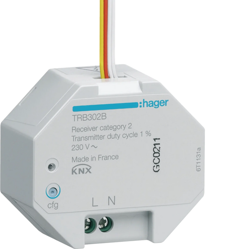 Funk Eingang Unterputz, 2 fach 230V, quicklink | Hager