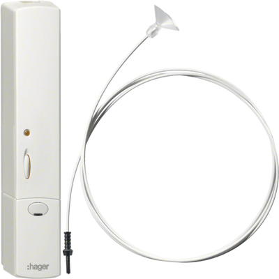 Funk Helligkeitssensor mit Batterie, weiß | Hager