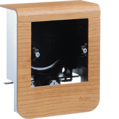 Geräteträger universal design für UP-Geräte mit Rahmen SL 20x55mm Dekor Buche | Hager