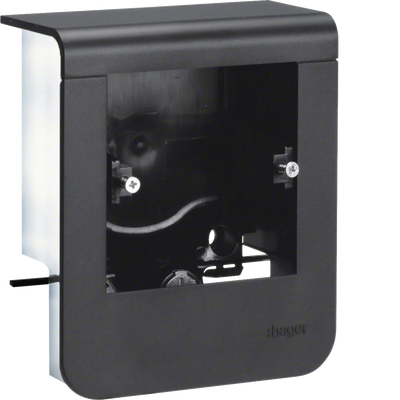 Geräteträger universal design für UP-Geräte mit Rahmen SL 20x55mm graphitschwarz | Hager