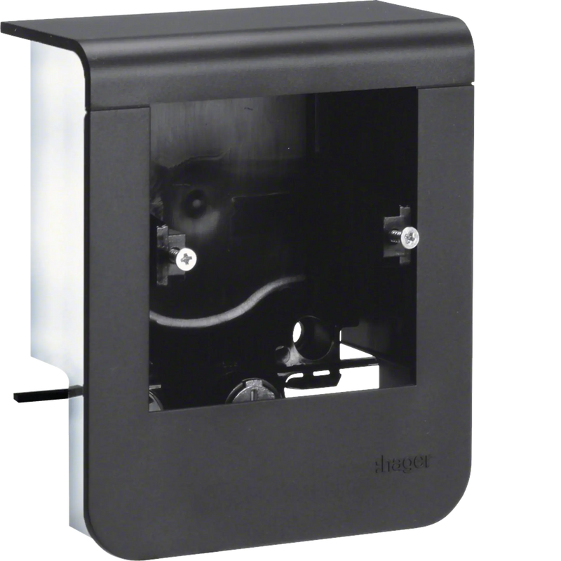 Geräteträger universal design für UP-Geräte mit Rahmen SL 20x55mm graphitschwarz | Hager