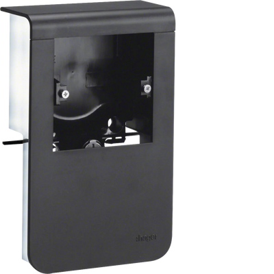 Geräteträger universal design für UP-Geräte mit Rahmen zu SL 20x115mm schwarz | Hager