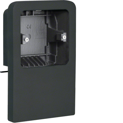 Geräteträger universal für UP-Geräte mit Rahmen zu SL 20x115mm graphitschwarz | Hager