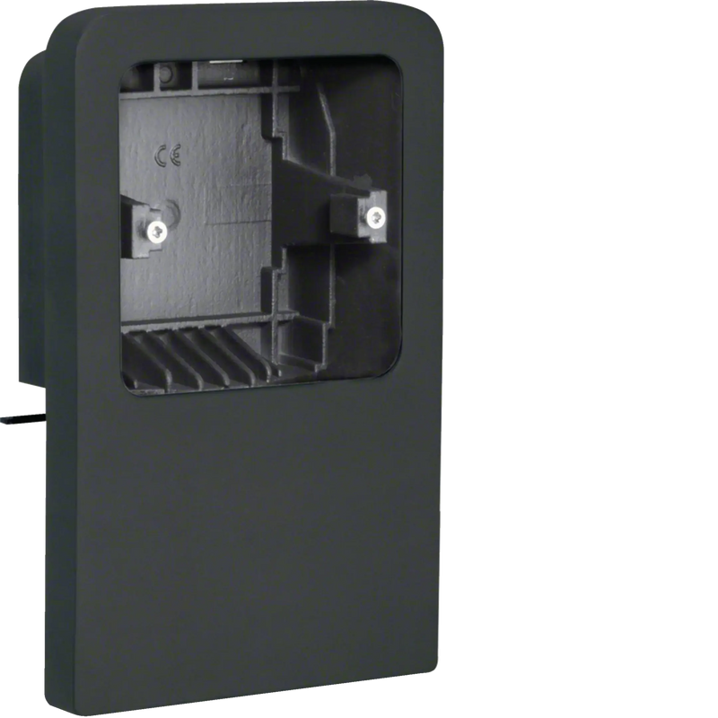 Geräteträger universal für UP-Geräte mit Rahmen zu SL 20x115mm graphitschwarz | Hager